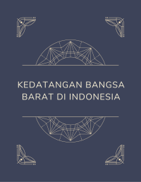 Kedatangan Bangsa Barat di Indonesia