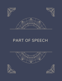 Part of Speech Image of Part of Speech